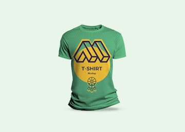 Round Neck T-Shirt Mockup